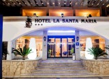 Eingang  Hotel- La Santa Maria