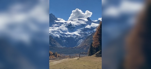 Val Roseg mit Gletscher