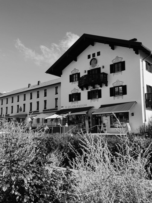 Eiskaffetaria am Tegernsee-Baywern-Deutschland